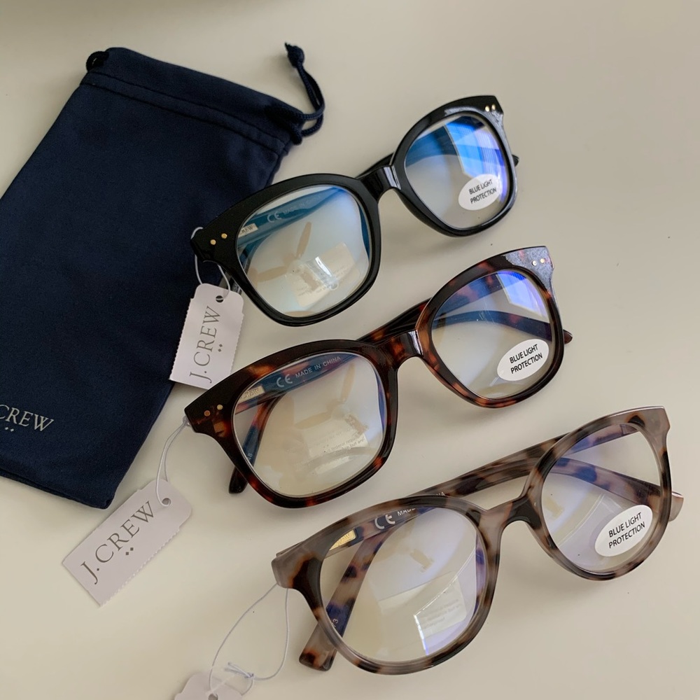 Lot of J. Crew Blue light Glasses - 3 pairs